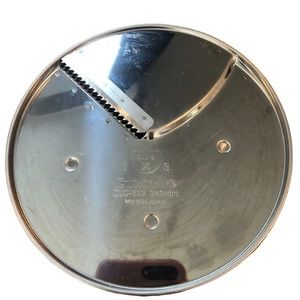 Cuisinart Slicing Disc for DLC 8 thick w ridges Made in Japan 3x3 MM Like new